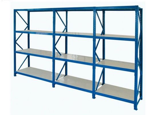 Ποιότητα  Warehouse Steel Medium Duty Storage Rack With Upright Fram And Beams OEM Service εργοστάσιο