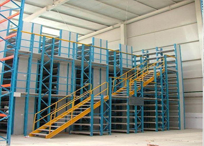Υποστηριζόμενο μεζανίτη από ράφι παλέτας, μεζανίτη αποθήκης χάλυβα, δάπεδα για αποθήκευση
