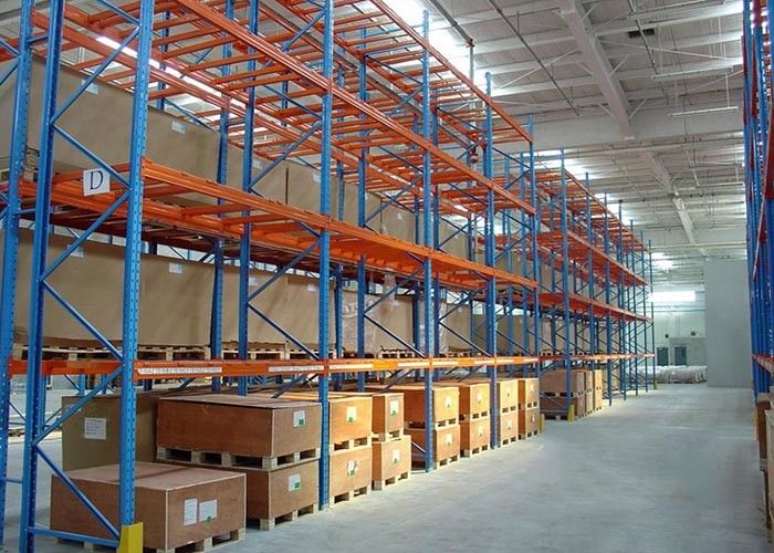 Πολυεπίπεδη βαρέα βιομηχανικά ράκα παλέτας, συστήματα ράκ αποθήκευσης από ψυχρά ελαστικό χάλυβα