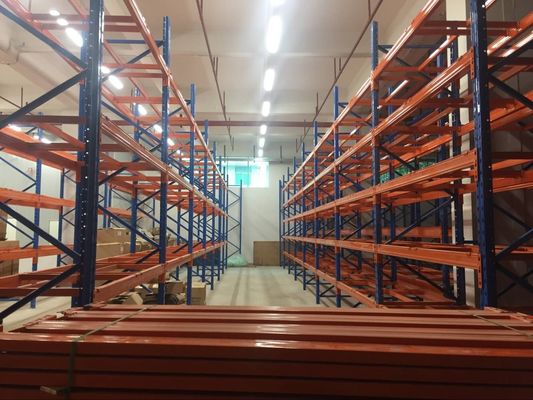 Δομή γέφυρας Προσαρμόσιμο επιλεκτικό ράφι παλέτας με φινίρισμα χρώματος σε σκόνη