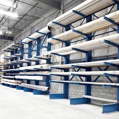 Χάλυβα Q235 Ρυθμίσιμα ράφια με ανυψωτήρα για αποθήκευση βιομηχανικών αποθηκών