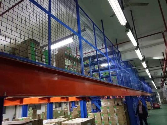 Προσαρμοσμένα βιομηχανικά δάπεδα μεζανίνου Πολυεπίπεδη συρτάρια παλέτας Συστήματα μεζανίνου