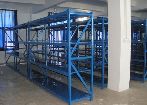 Αποθηκευτικό ράφι αποθήκευσης μεσαίου φορτίου από χάλυβα με όρθιο πλαίσιο και δοκάρια