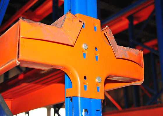 Ατσάλι Q235 Drive In Pallet Racking Προσαρμοσμένο βιομηχανικό ράφι