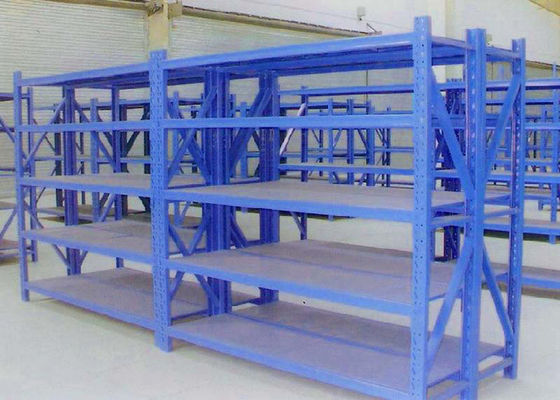 Ελαφρύς φόρτος αποθήκευσης αποθήκης 100kg-120kg/στρώμα Βιομηχανικό στρώμα γωνιακής ράφης