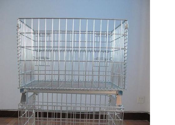 Μετακινούμενο συσσωρευτικό κλουβί από χάλυβα με τσιμεντωμένη επεξεργασία επιφάνειας