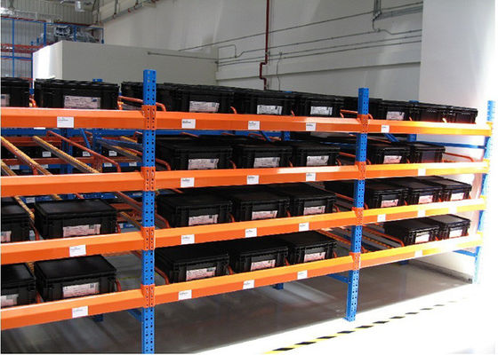 1000 kg/παλέτα Βιομηχανικά ράφια αποθήκευσης χάλυβα ράφια βαρυτικής ροής στην αποθήκη