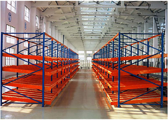 1000 kg/παλέτα Βιομηχανικά ράφια αποθήκευσης χάλυβα ράφια βαρυτικής ροής στην αποθήκη