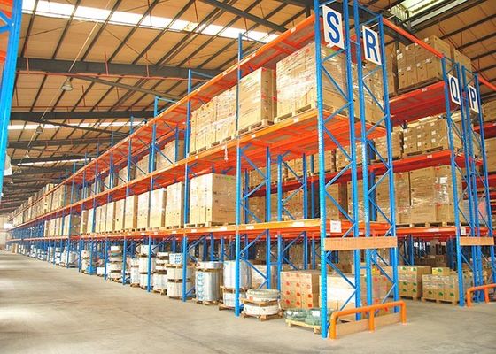 1500 kg/παλέτα Βιομηχανικά ράφια αποθήκευσης χάλυβα