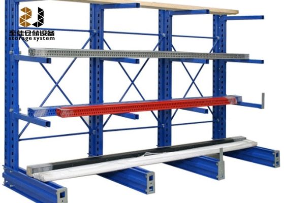 250-800lbs Ρακέτα παλέτας Cantilever Powder Coating Ρακέτα ράφι Cantilever