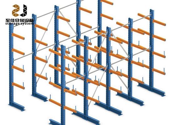 Προσαρμοσμένο μέγεθος 300-1800mm βραχίονα με Safelock ελεύθερο όρθιο ξυλεία ράφι