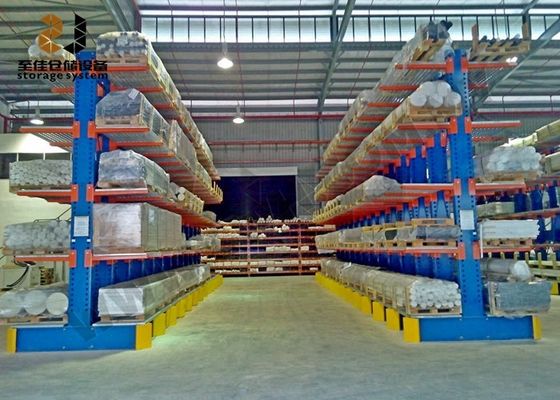 Προσαρμοσμένο Χάλυβα Q235 Κάντιλιβερ ξύλινο ράφι αποθήκευσης για γκαράζ