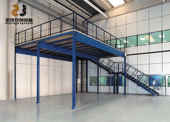 Βιομηχανικό σύστημα ράφους αποθήκευσης μεζανίνων, ράφοι παλέτας, πάτωμα μεζανίνων