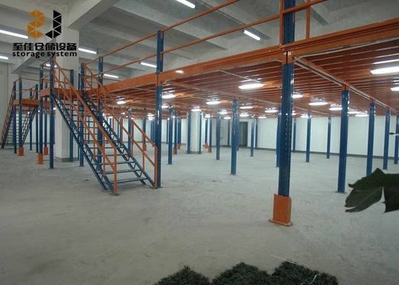 Βιομηχανικό σύστημα ράφους αποθήκευσης μεζανίνων, ράφοι παλέτας, πάτωμα μεζανίνων