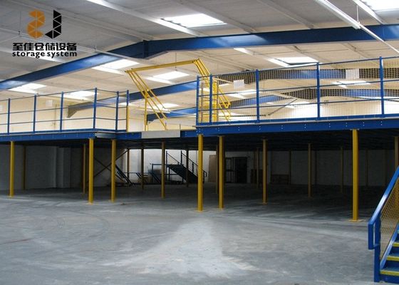Πολυεπίπεδη ασφάλεια Βιομηχανικά δάπεδα μεζανίνης επικαλυμμένα με ηποξυλική σκόνη