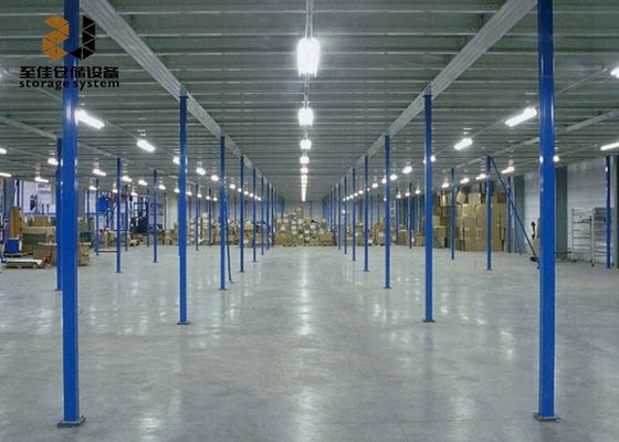 Δύο στρώσεις βιομηχανικών ράφων μεζανίνου με 5ετή εγγύηση