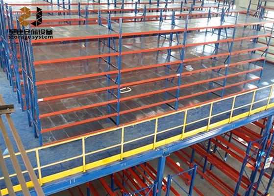 Χάλυβα Q235 / Q345 Μεζανίνες ράφοι δαπέδου Με μεγάλη χωρητικότητα φορτίου 500kg - 4000kg/sqm