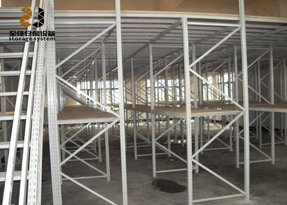 500kg - 4000kg/sqm Διαρθρωτικά ράφια υποστηριζόμενα με μεζανίνες ODM &amp; OEM