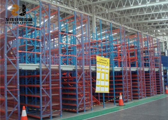 500kg - 4000kg/sqm Διαρθρωτικά ράφια υποστηριζόμενα με μεζανίνες ODM &amp; OEM