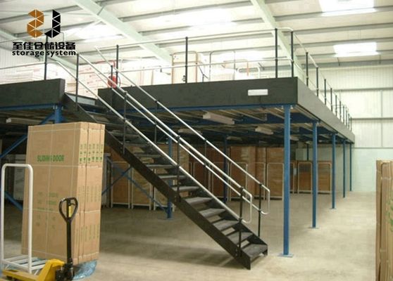 Μεζανίνες γκάλβανομένων αποθηκών 500kg/τ.μ.-1500kg/τ.μ. για χειρισμό υλικών