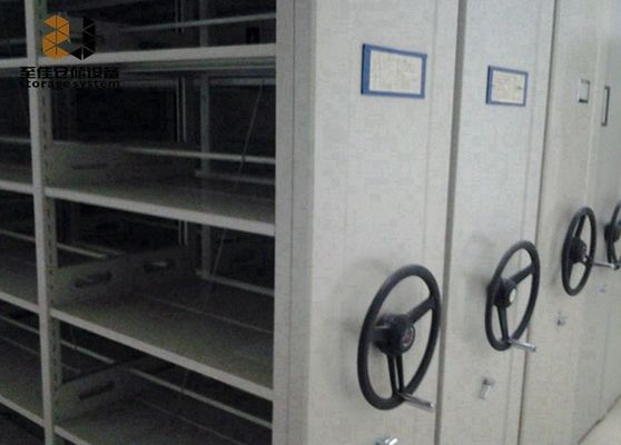 Χάλυβα ψυχρού κυλίνδρου 6 στρώσεις κινούμενα ντουλάπια αρχείων Συστήματα ράφους Καλύψη σκόνης εύκολη συναρμολόγηση