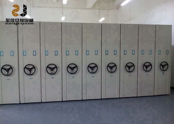 Χάλυβα ψυχρού κυλίνδρου 6 στρώσεις κινούμενα ντουλάπια αρχείων Συστήματα ράφους Καλύψη σκόνης εύκολη συναρμολόγηση