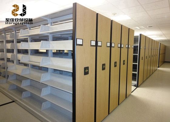 Υψηλή ασφάλεια Μετακινούμενα ντουλάπια αρχείων Σύστημα ράφους Προσαρμοσμένο για συσκευή κατά του ντάμπινγκ αρχείων