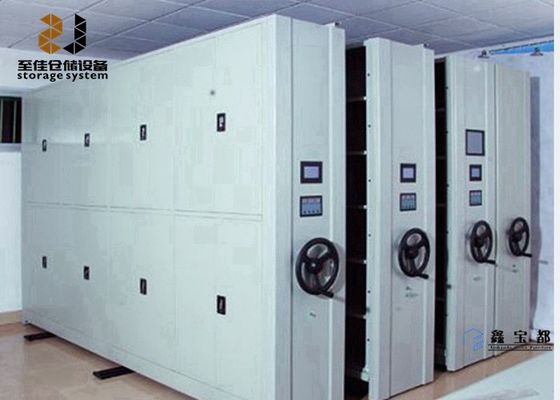 Συστήματα κινητών ράφων κλειδαριού 3 σημείων / συστήματα αποθήκευσης υψηλής πυκνότητας