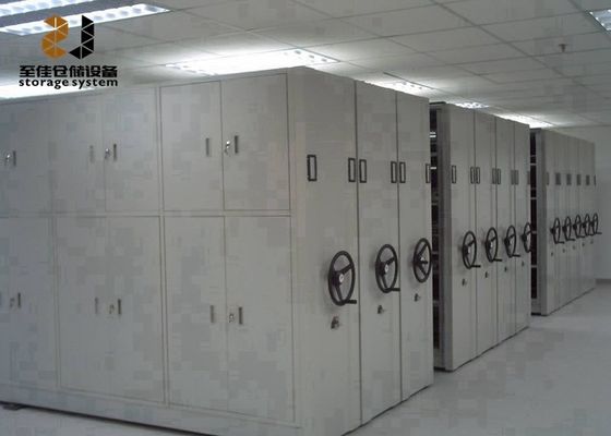 Συνηθισμένα κινούμενα ντουλάπια αρχείων Σύστημα ράφους 6 στρώσεων Κινούμενα συστήματα ράφων
