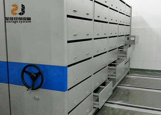 Ασφάλεια κλειδαριού 6 στρώσεις κινούμενα ντουλάπια αρχείων σύστημα ράφι με εγγύηση 5 χρόνια
