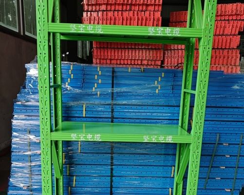 Στήλες τρύπα ελαφρύς φόρτος αποθήκευσης ράφι με σχεδιασμό τρύπες πεταλούδας και 30 λεπτά χρόνο απόκρισης