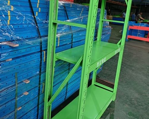 Στήλες τρύπα ελαφρύς φόρτος αποθήκευσης ράφι με σχεδιασμό τρύπες πεταλούδας και 30 λεπτά χρόνο απόκρισης