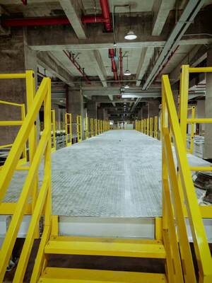 Βαριάς χρήσης πλατφόρμα πατάρι με διπλοδοκό